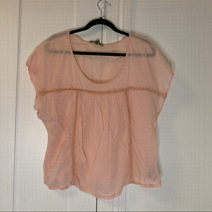 Pink Sheer Blouse